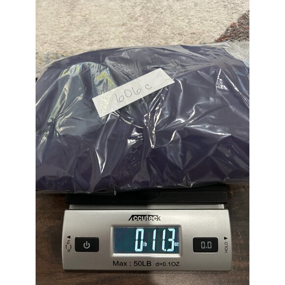 One World Pull On Wide Leg Pants Purple Sz XL Smocked Elastic Waist Boho Relaxed - Picture 11 of 11